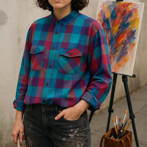 Jordache women vintage button down Shirt - Picture 2 of 10